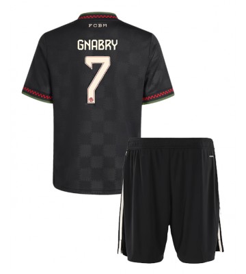 Bayern Munich Serge Gnabry #7 Tredjetrøje Børn 2025-26 Kortærmet (+ Korte bukser)
